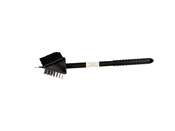 CEPILLO DOBLE PARA PARRILLA 37X8CM