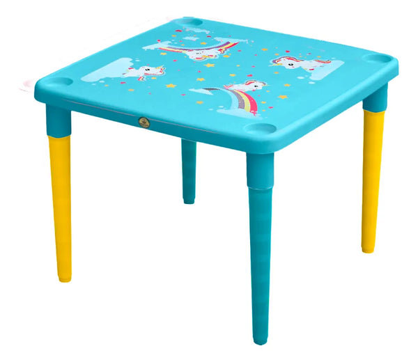 MESA INFANTIL ARMABLE BAMBINO AZUL