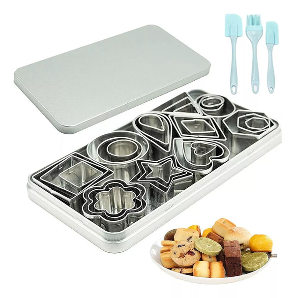 JUEGO 30 MOLDES+3 ESPATULAS