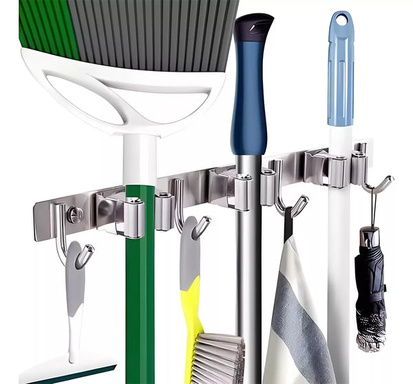 SOPORTE ESCOBAS ACERO