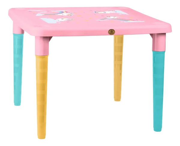 MESA INFANTIL ARMABLE BAMBINO ROSA