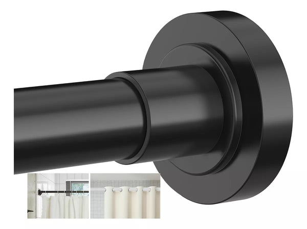 BASTON CORTINERO PARA BAÑO 110-200 CM