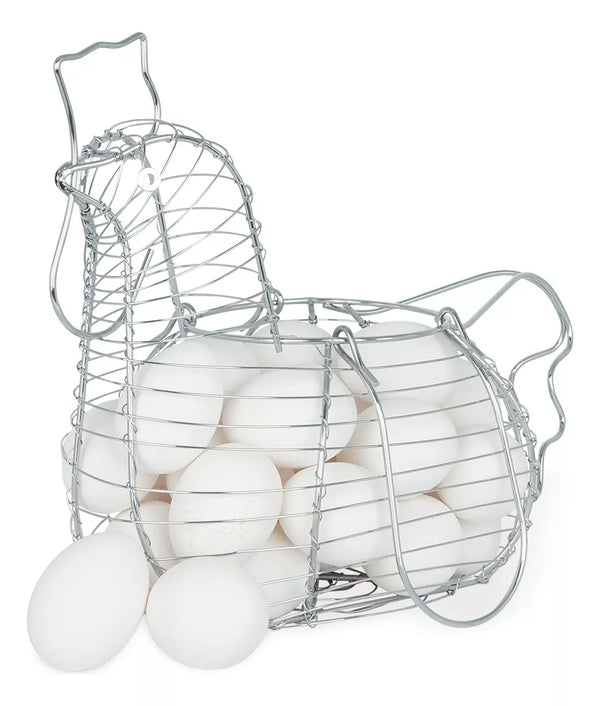 CANASTA HUEVOS ALAMBRE