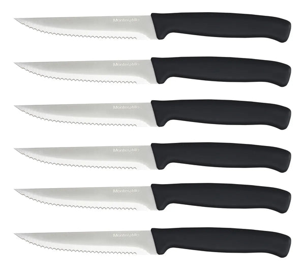 JUEGO DE CUCHILLOS PARA CARNE 6 PZ