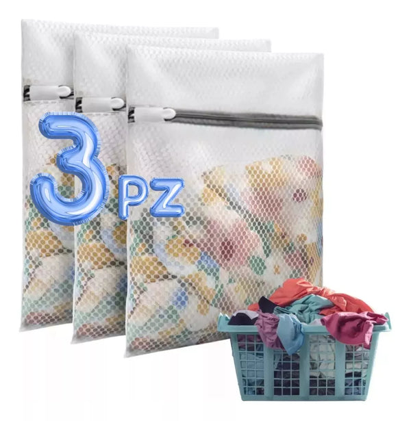 BOLSA MALLA PARA LAVADORA SET 3 PZ