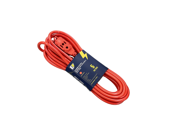 Extensión Eléctrica Naranja Con clavija Estándar 5