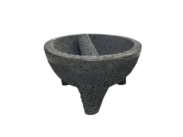 MOLCAJETE DE PIEDRA 10" RUELAS