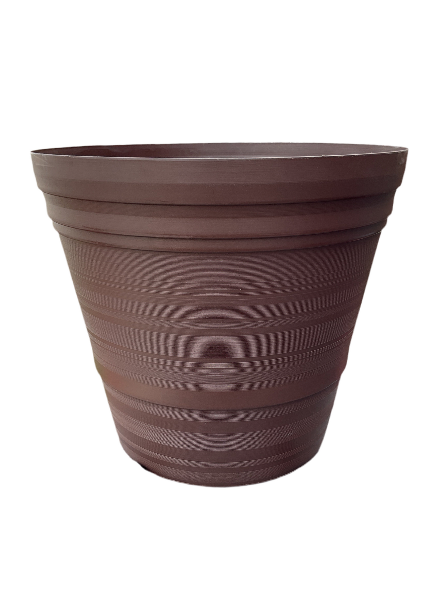 MACETA ARTESANA MACETON D35 A31.3 CHOCOLATE