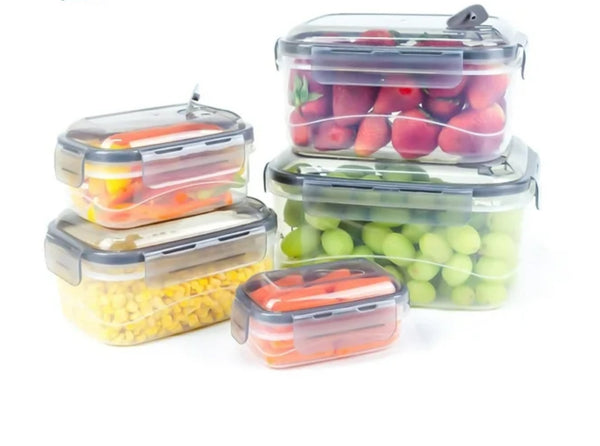 SET DE CONTENEDORES RECTANGULAR 10 PCS