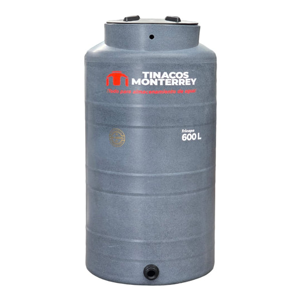 TINACO 600 LITROS ESPACIOS REDUCIDOS TRICAPA