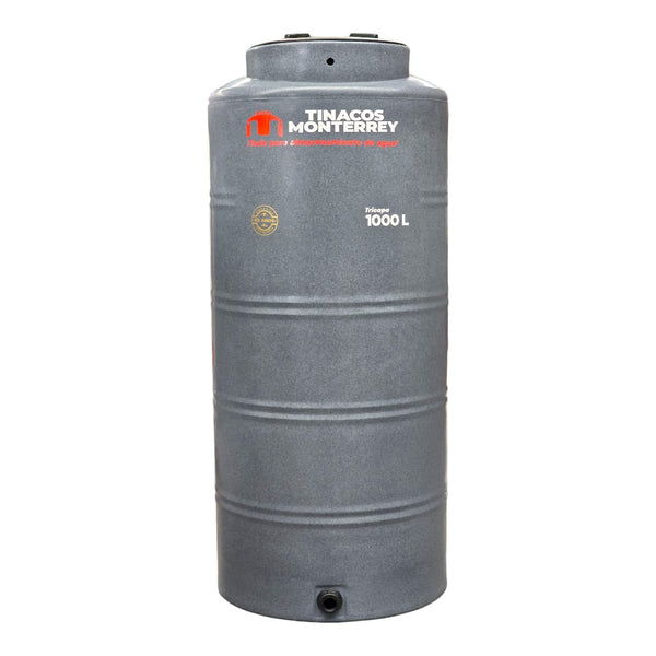 TINACO 1000 LITROS ESPACIOS REDUCIDOS TRICAPA
