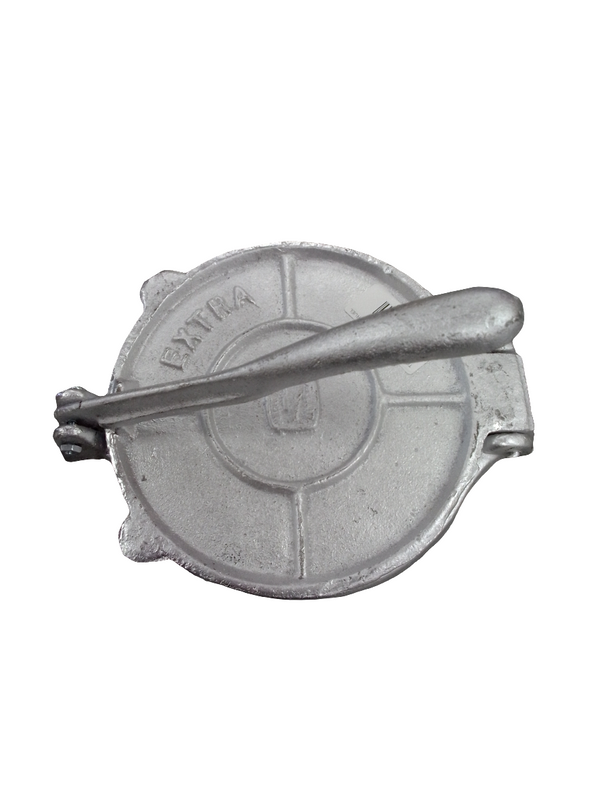 PRENSA TORTILLERA EXTRA PESADO RUELAS 19 CM