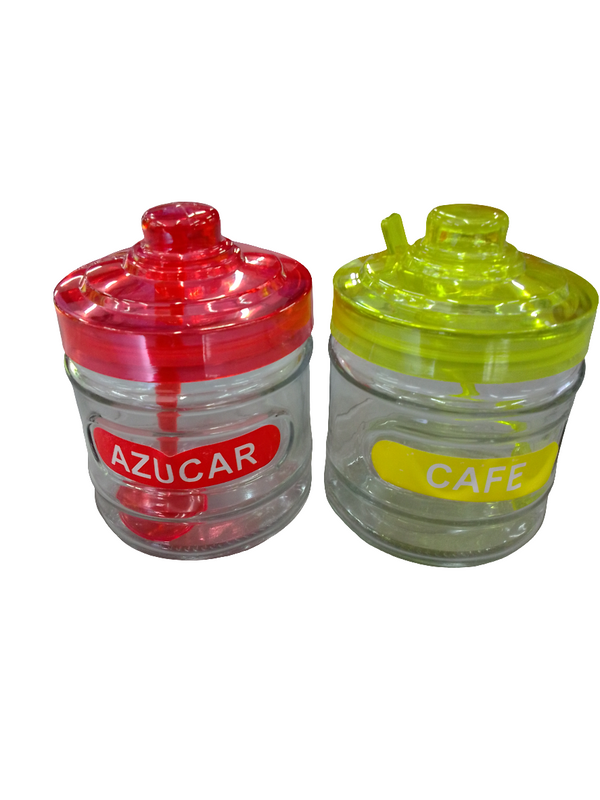 SET DE DOS BROCALITOS DE VIDRIO