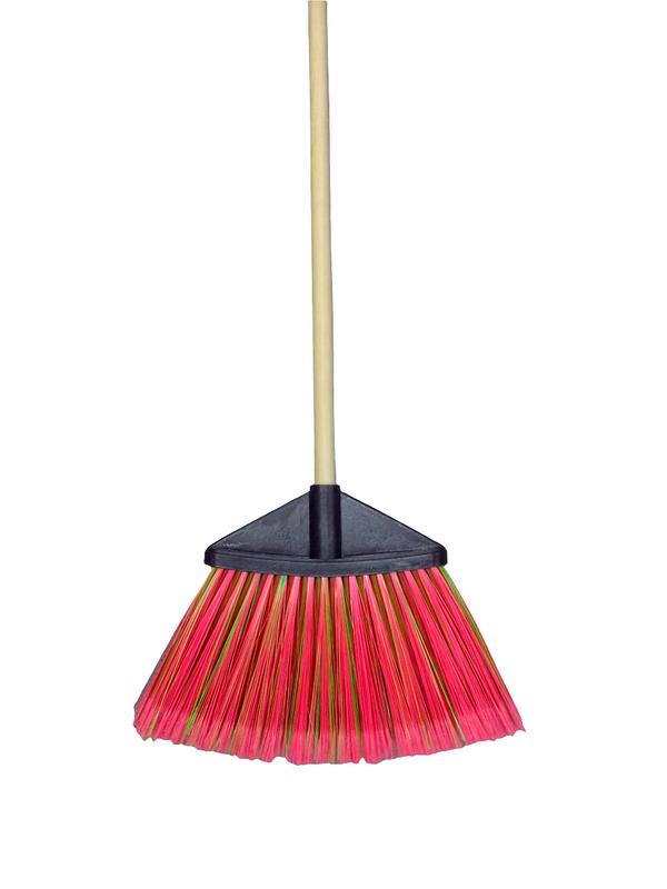 ESCOBA ABANICO GRANDE IDEAL CON BASTON