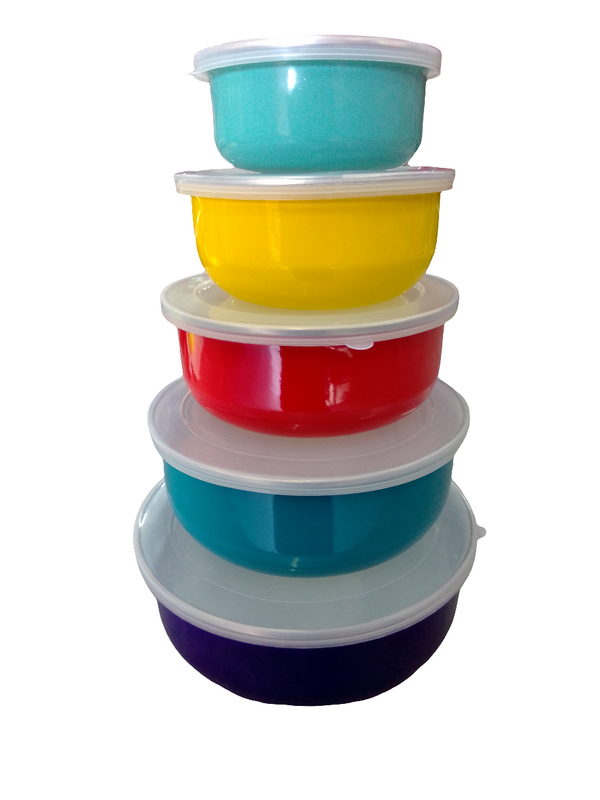 JUEGO 5 MIXING BOWL PELTRE VARIOS