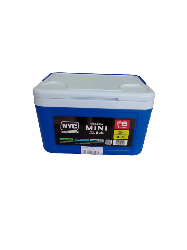 HIELERA MINI 6 LATAS 5 QT NYC