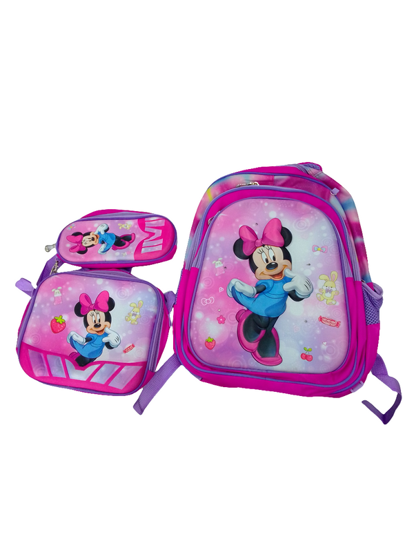 MOCHILA CON LUCES SET DE 3 PIEZAS