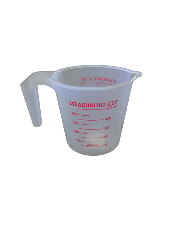 JARRA MEDIDORA 500 ML PLASTICO