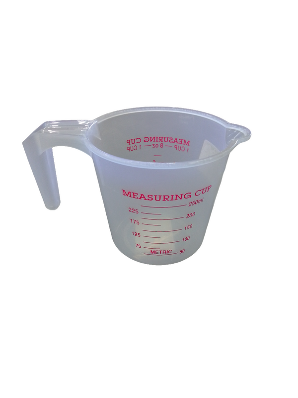 JARRA MEDIDORA 250 ML PLASTICO