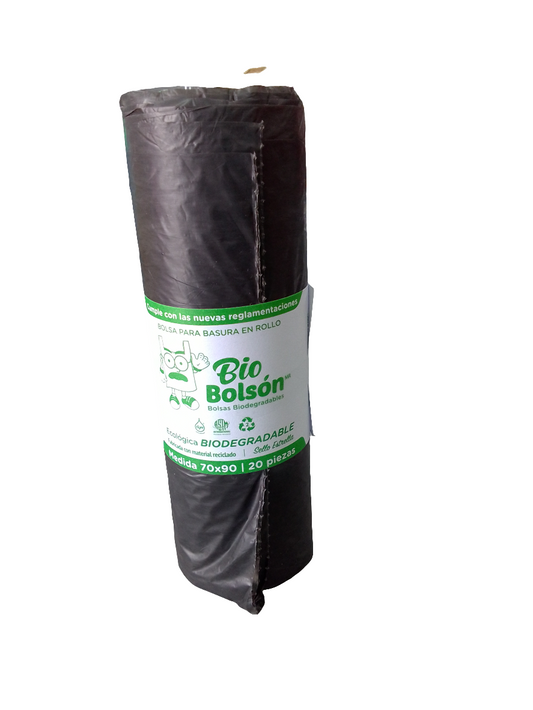 BOLSA BASURA ROLLO 70X90 BIO BOLSON