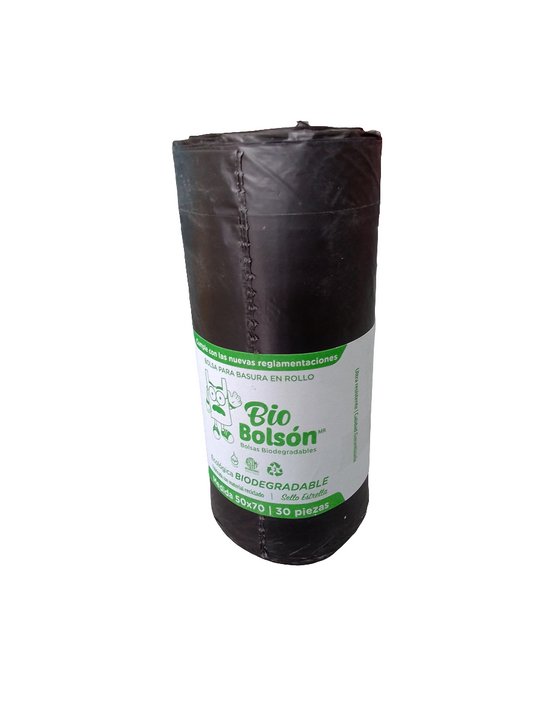 BOLSA BASURA ROLLO 50X70 BIO BOLSON