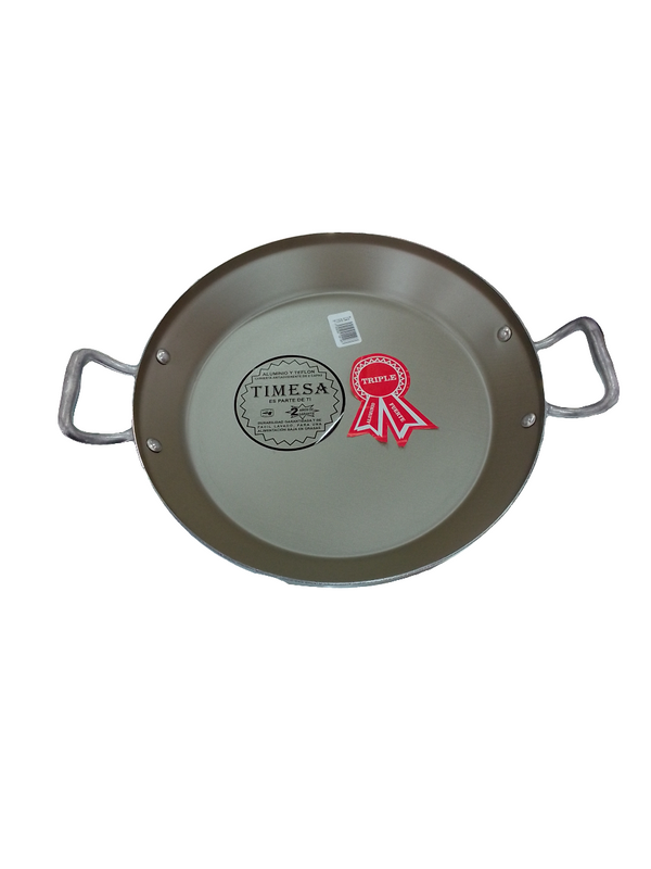 PAELLERA TRIPLE FUERTE CON TEFLON TIMESA