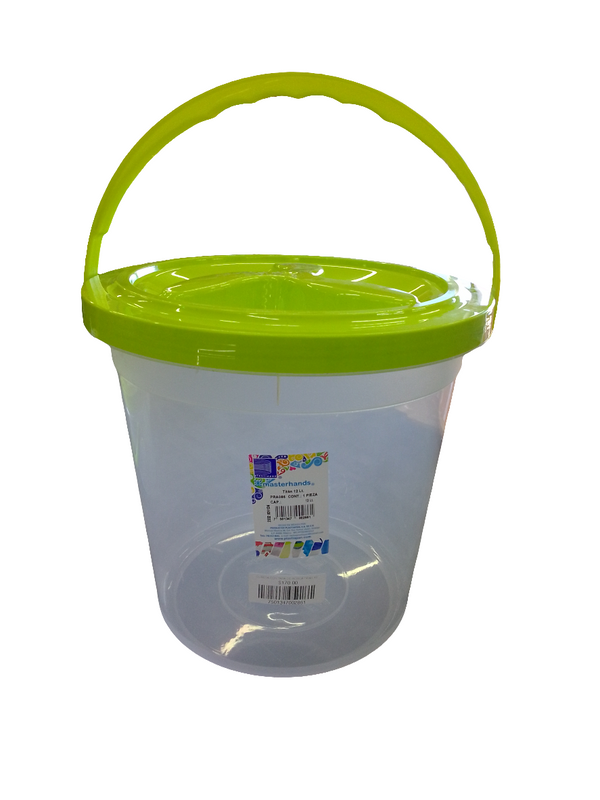 CUBETA CON TAPA DE ROSCA TITAN 12L PLASTIAPAN