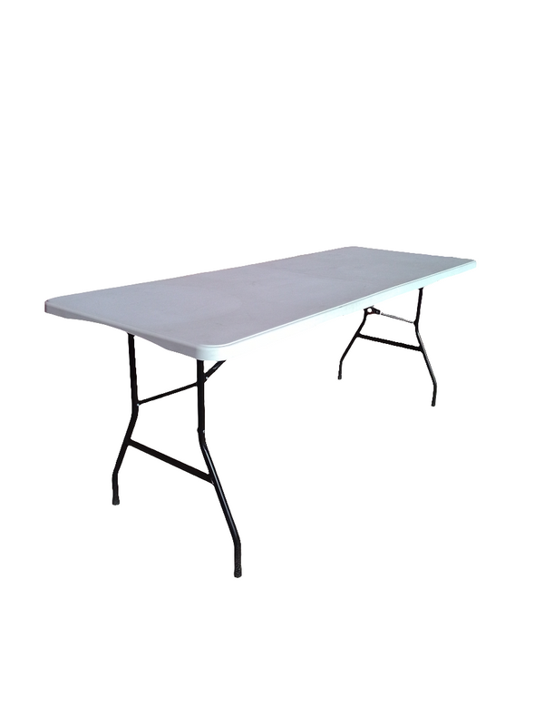 MESA PLEGABLE 181 x 74 BLANCA ECONOMICA GREENLAND