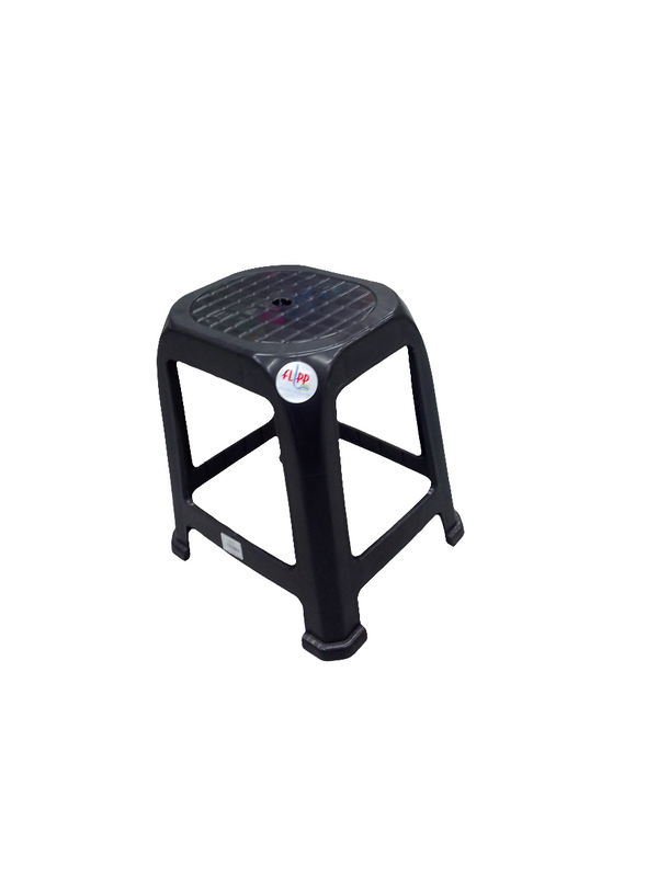 BANCO CONFORT NEGRO 43CM