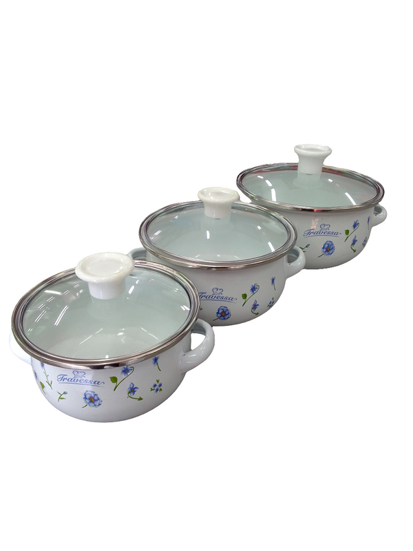 JUEGO DE 3 CACEROLAS PELTRE C/T V