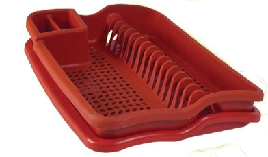 ESCURRIDOR DE TRASTES PLASTICO NARANJA MARNIE