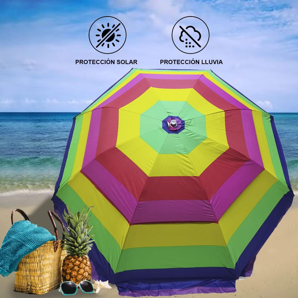 SOMBRILLA DE PLAYA 3M TAGRUFLE